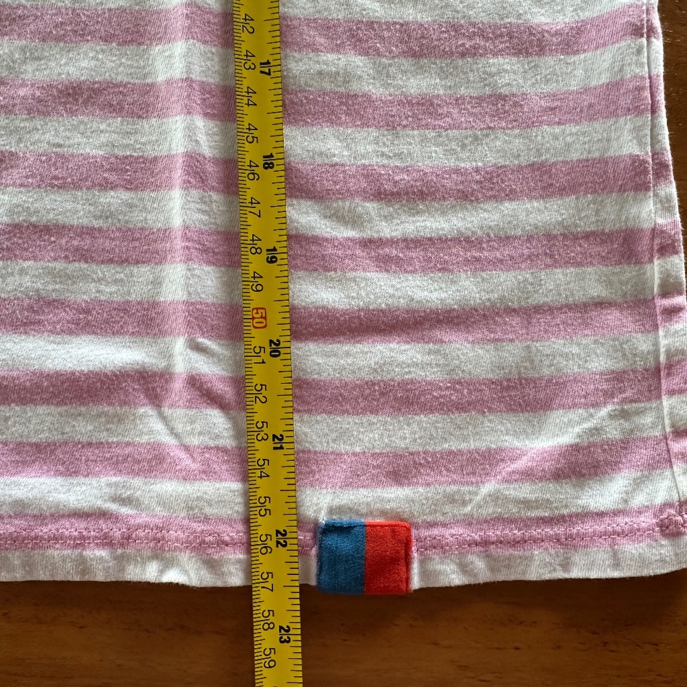 Kule The Modern Striped Tee - Pink/White - Small - Picture 10 of 10